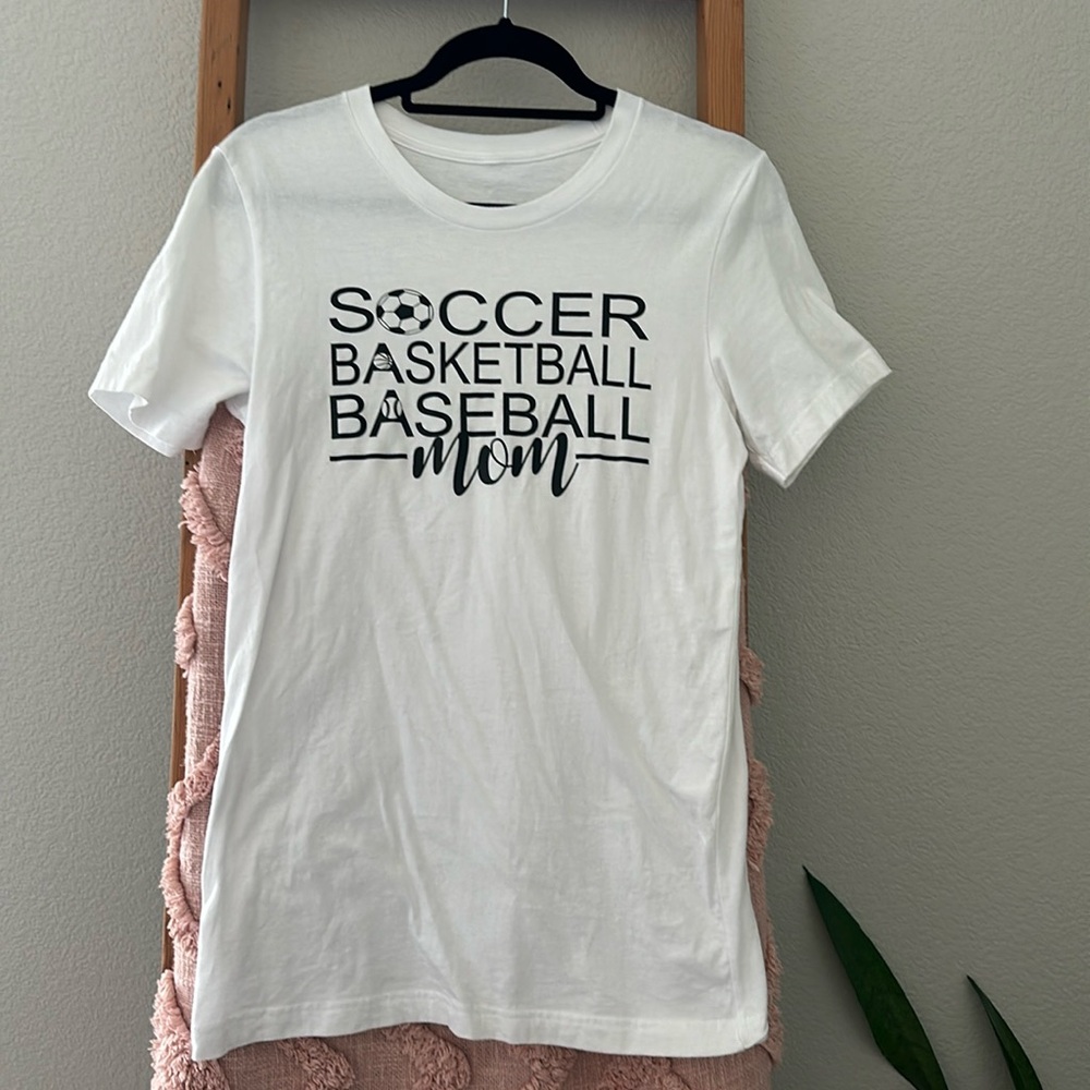 Soccer Basketball Baseball Mom Tee